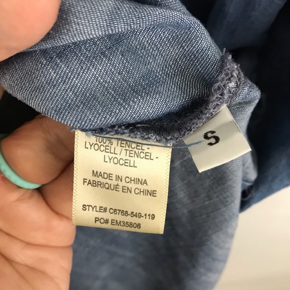 Anthropologie Cloth & Stone chambray Dress - Picture 3 of 5